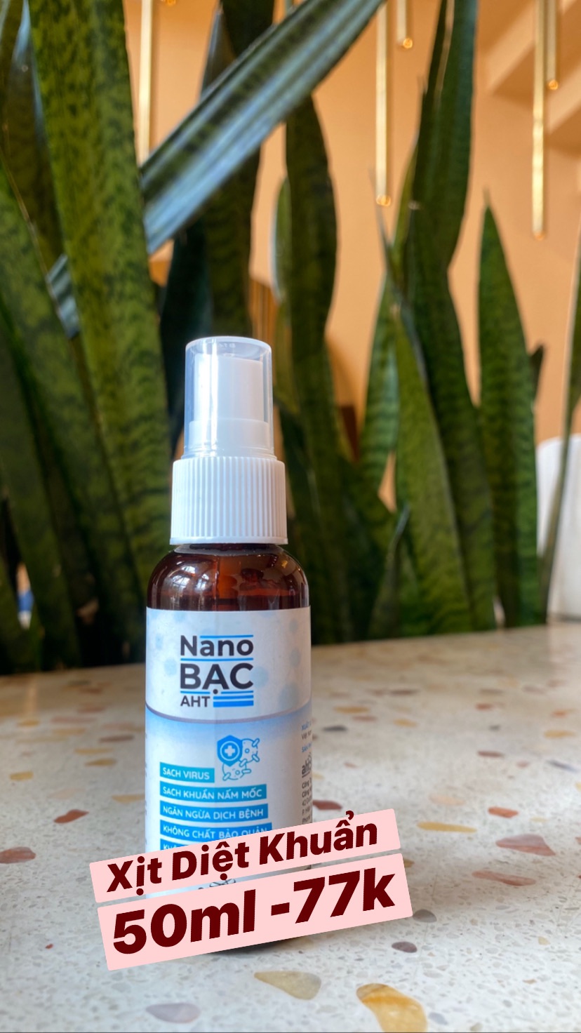 Chai xịt diệt khuẩn Nano Bạc size nhỏ