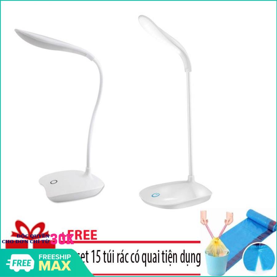 Đèn Led chống cận thị cảm biến - Đèn led cảm ứng để bàn học làm việc chống cận thị + Tặng set 15 túi đựng rác sinh học