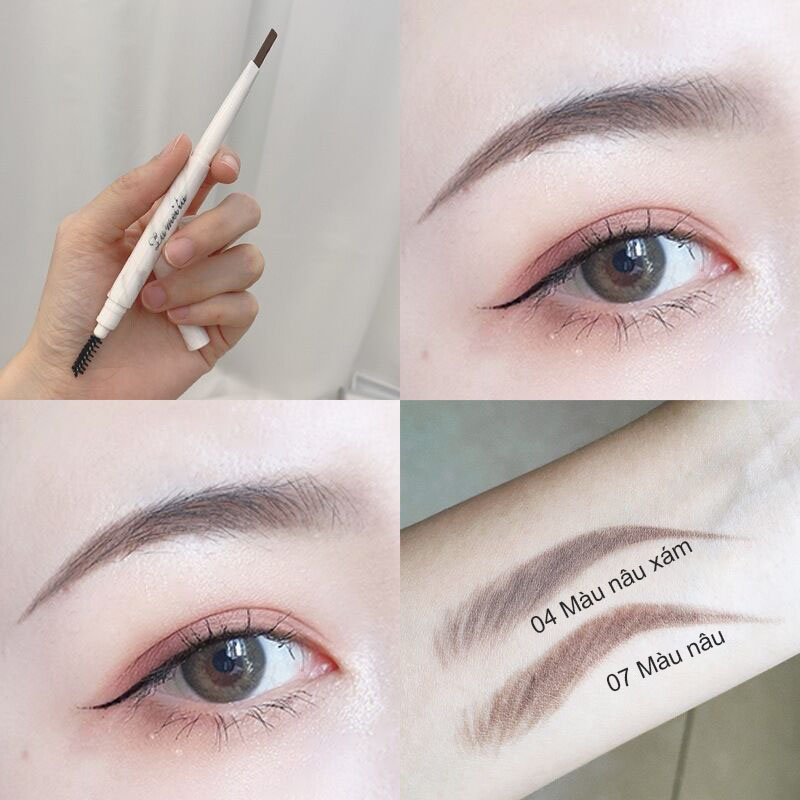 Chì kẻ mày lâu trôi không thấm nước-Bút kẻ lông mày màu sắc tùy chọn bền màu lâu trôi chống thấm nước 8g