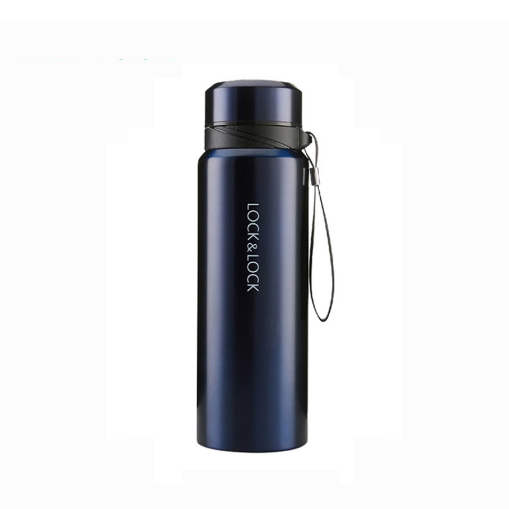 LHC6180FU - Bình giữ nhiệt Lock&Lock Vacuum Bottle 800ml bằng thép không gỉ - Màu xanh đậm. Thiết kế sang trọng, cao cấp, chất liệu thép không gỉ 304, kích thước nhỏ gọn, mức giữ nhiệt vượt trội ttshop247