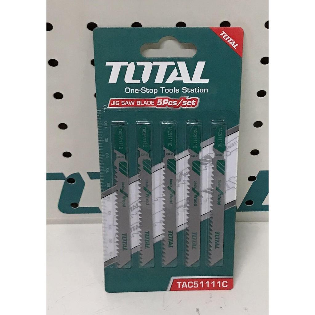 Bộ lưỡi cưa lọng gỗ 5 chi tiết total tac51111c