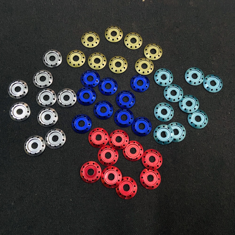 [HCM](10 con) LONG ĐỀN NHÔM 6 LY ĐỦ MÀU TRANG TRÍ XE CỰC CHẤT