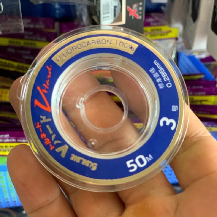 Cước câu cá SUNLINE 50m hàng nhật làm cước thẻo dây link câu biển hay câu lục