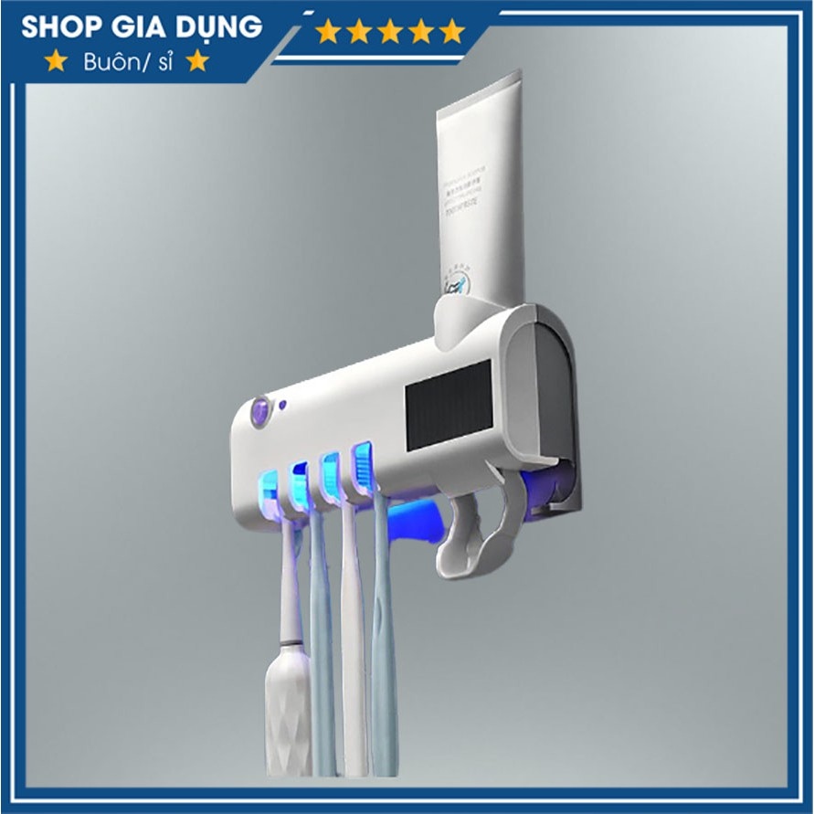 ❄  Giá Treo Bàn Chải Kem Đánh Răng Khử Khuẩn Bằng Tia UV Công Nghệ Châu Âu