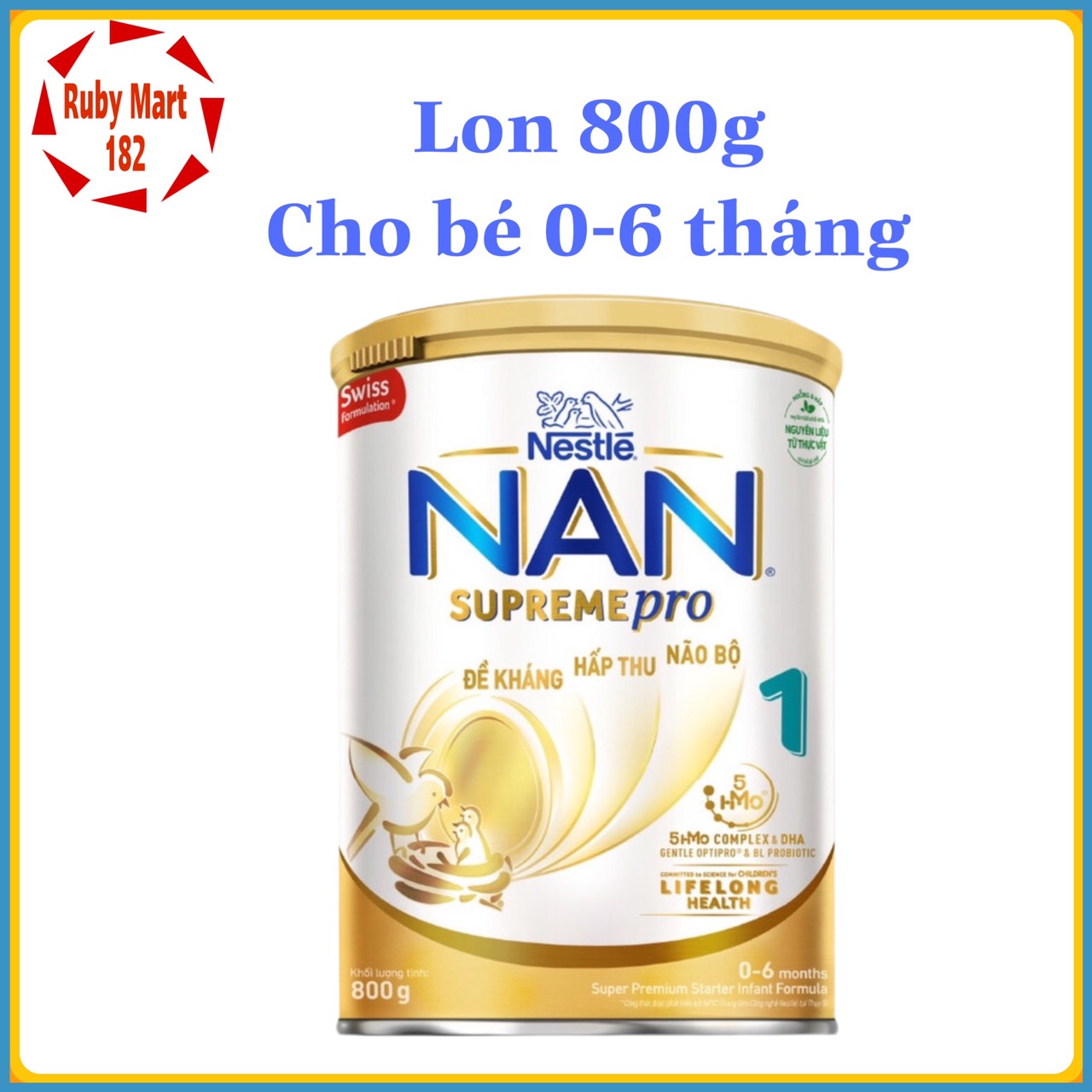 Sữa nan supreme pro số 1 lon 800g