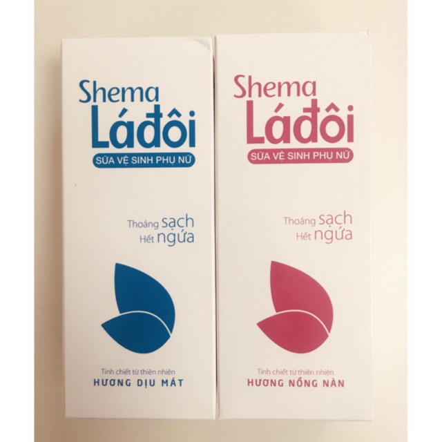 [HCM]Sữa vệ sinh phụ nữ Shema Lá đôi - Thoáng sạch hết ngứa - 100ml