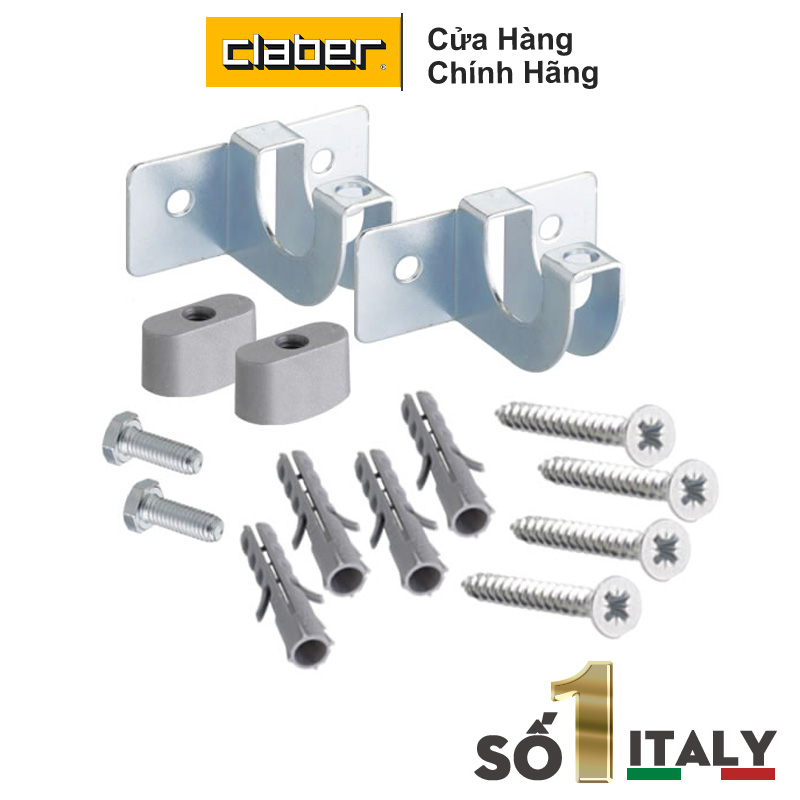 Móc treo cuộn vòi vòi tưới cây - phù hợp với cuộn vòi 15m (Claber 8884) hoặc cuộn Rulo cuộn ống (Claber 8887). Made in Italy