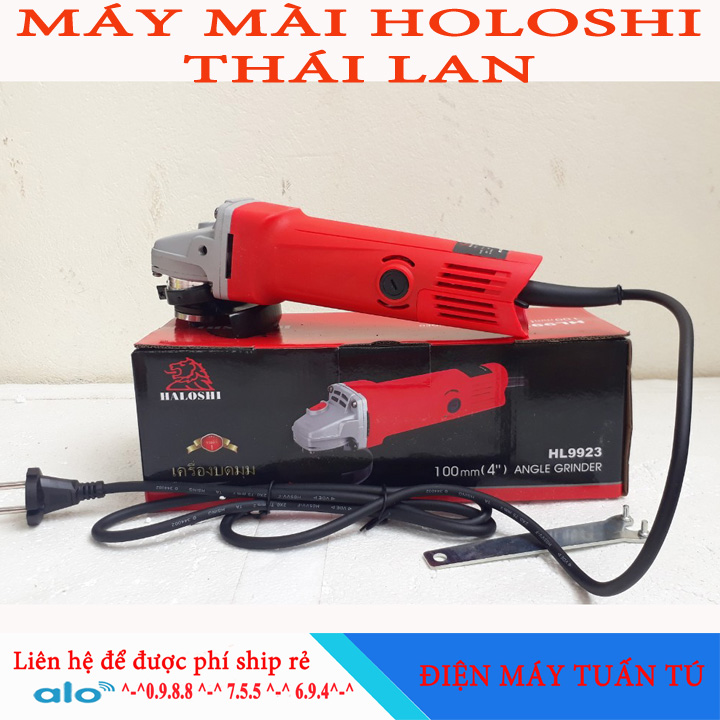 Máy mài Máy cắt đa năng Haloshi Thái Lan 100% dây đồng - Máy cắt cầm tay cho thợ không bị nóng - Máy mài góc Thái Lan