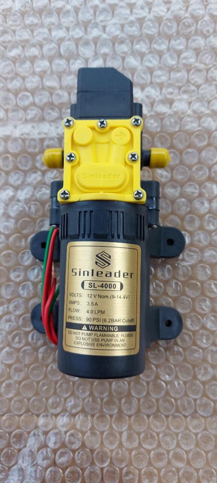 bơm tăng áp SINLEADER đơn 12v. 60w. bơm phun sương. tưới lan...