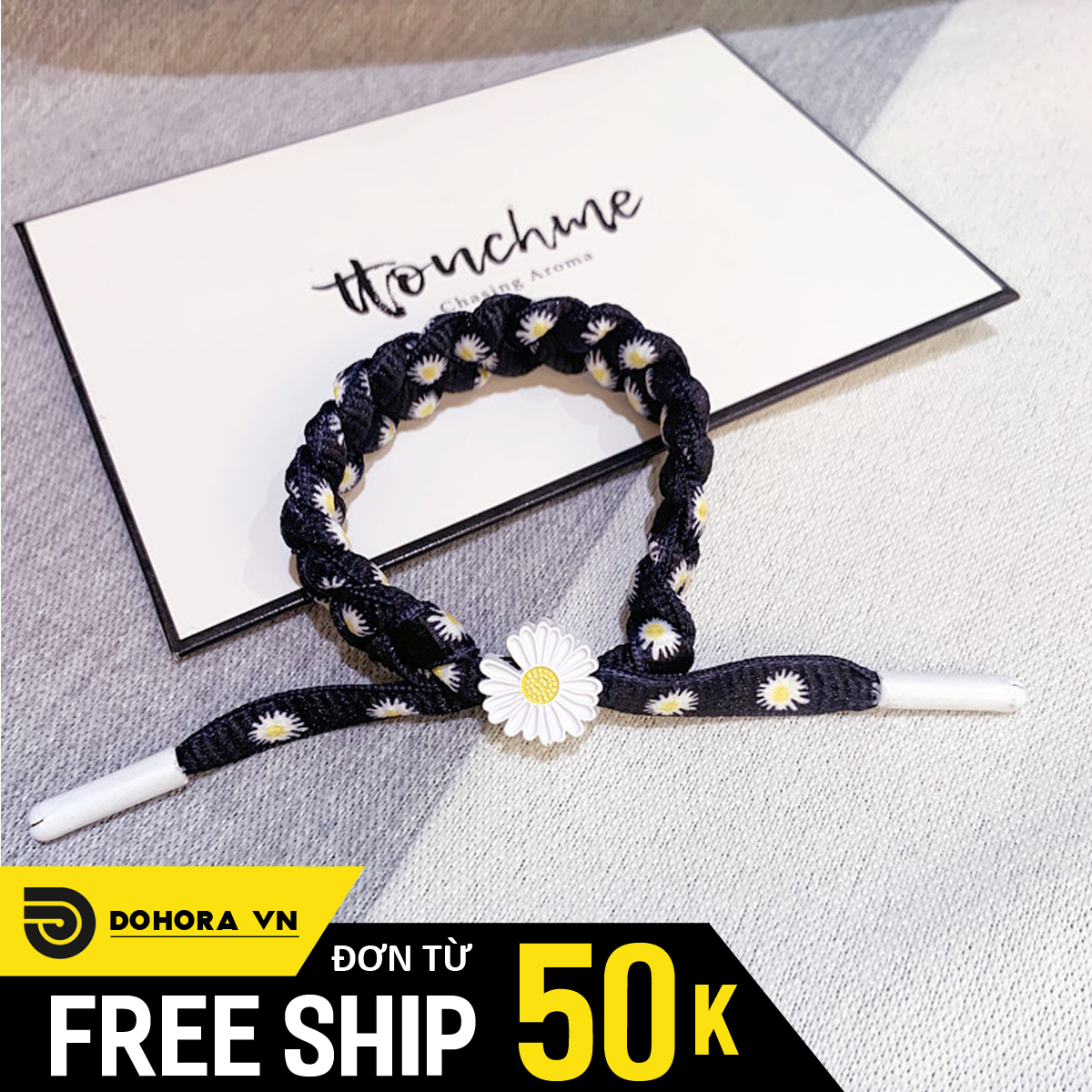 Vòng đeo tay hoa cúc họa mi GD VT19 trend mới nhất 2020 kiểu dáng Unisex