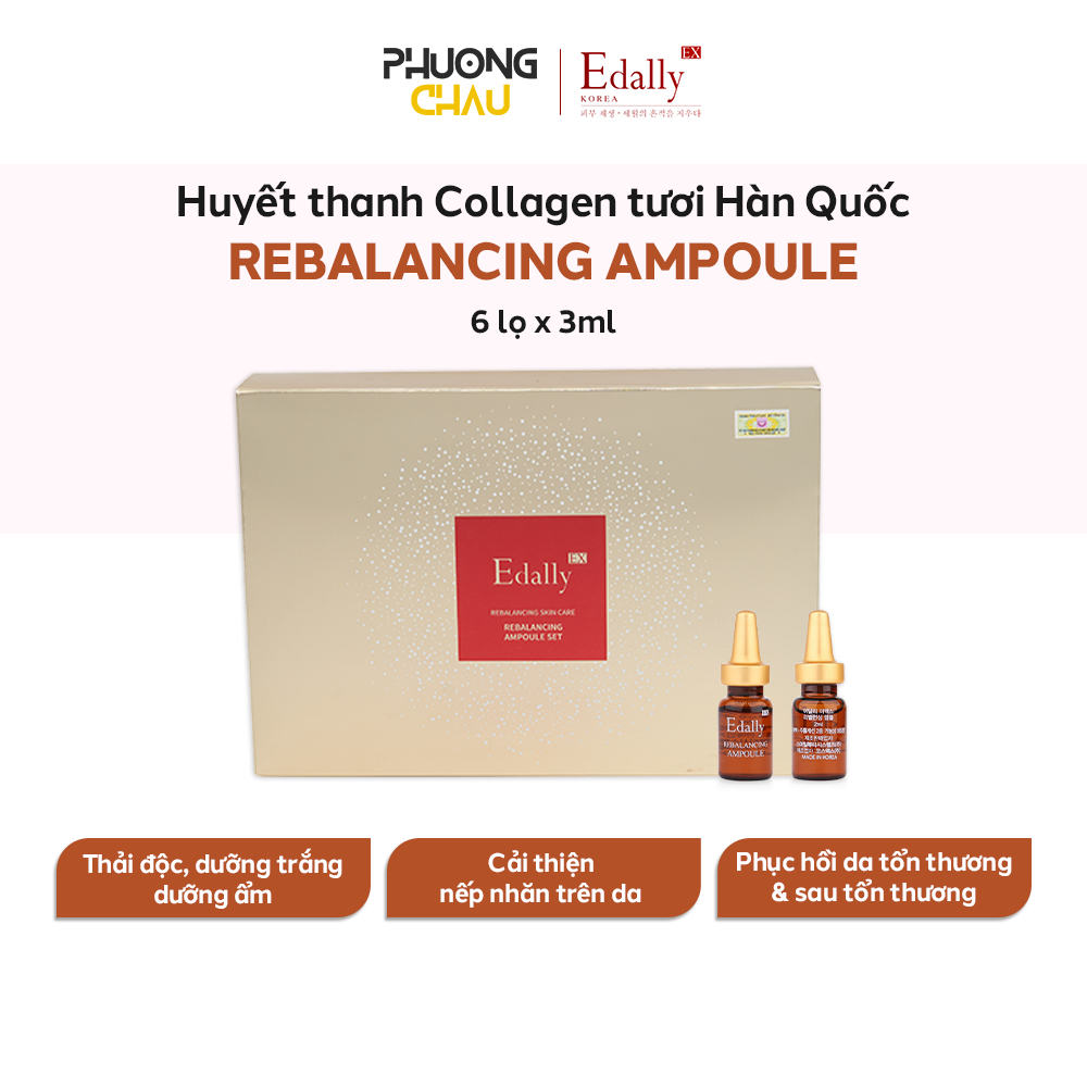 Huyết thanh Collagen tươi Edally EX set 6 lọ x 7ml