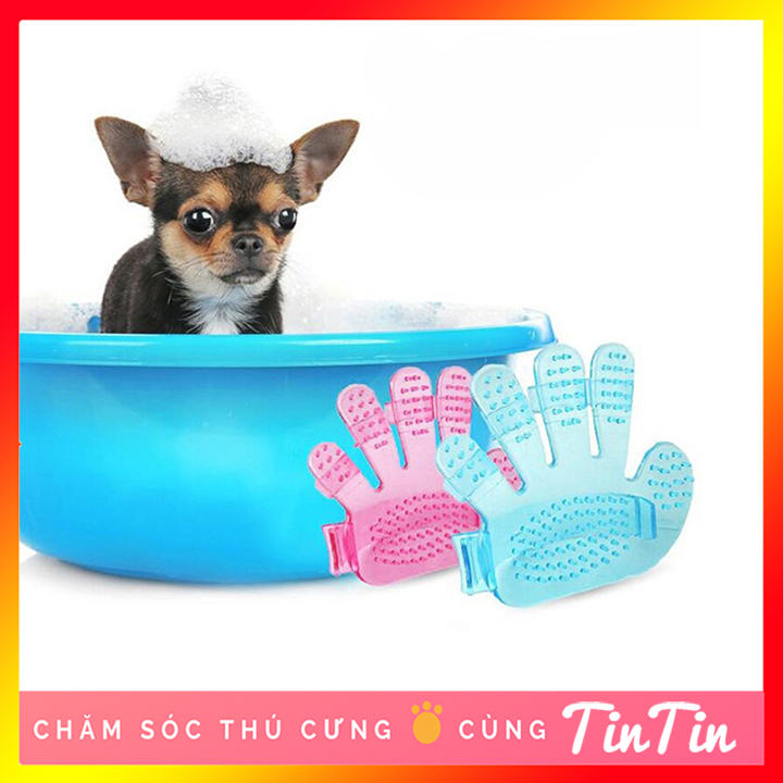 Găng Tay Tắm Cho Chó Mèo Giá Rẻ