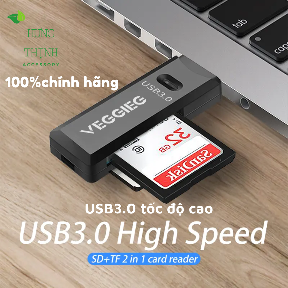 Usb otg đầu đọc thẻ nhớ card reader usb 3.0 chính hãng hỗ trợ đọc các loại thẻ nhớ micro sd tf sd cho pc, laptop, điện thoại, máy tính bảng