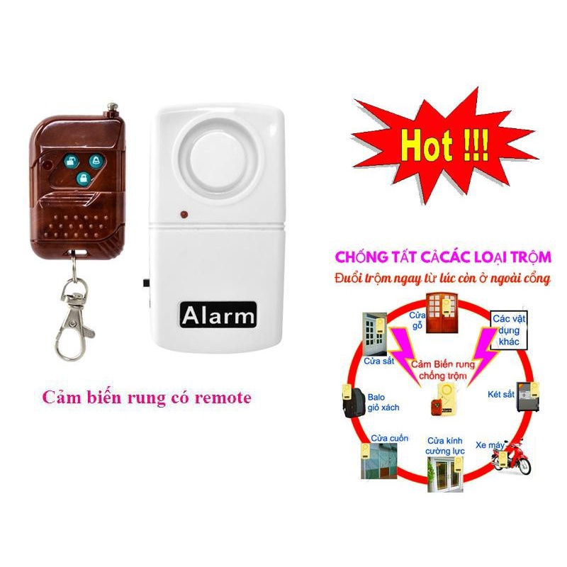 Thiết bị chống trộm xe máy_ Báo động, tìm xe trong bãi xe 3 nút
