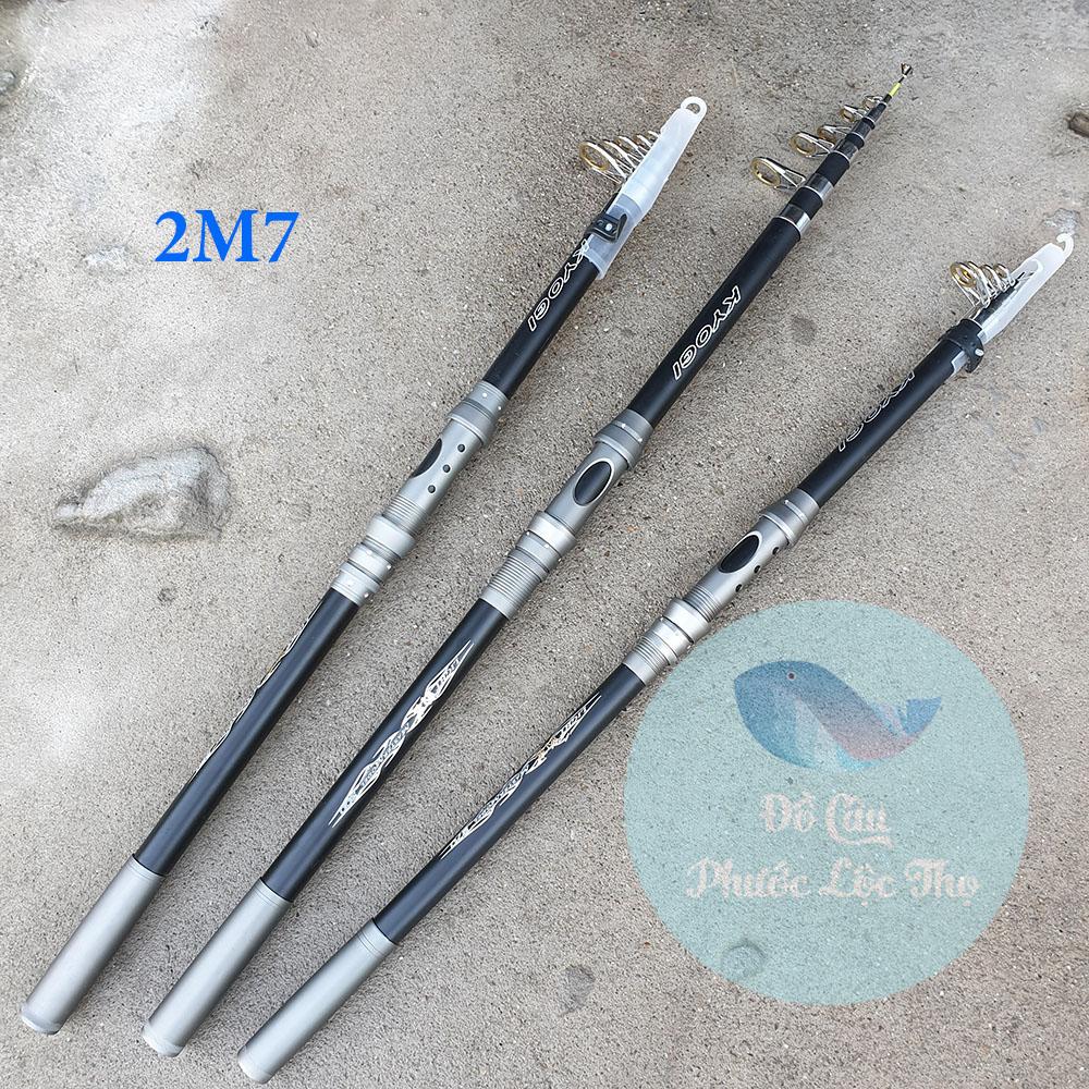 Cần câu máy rút kyogi light master part kim loại