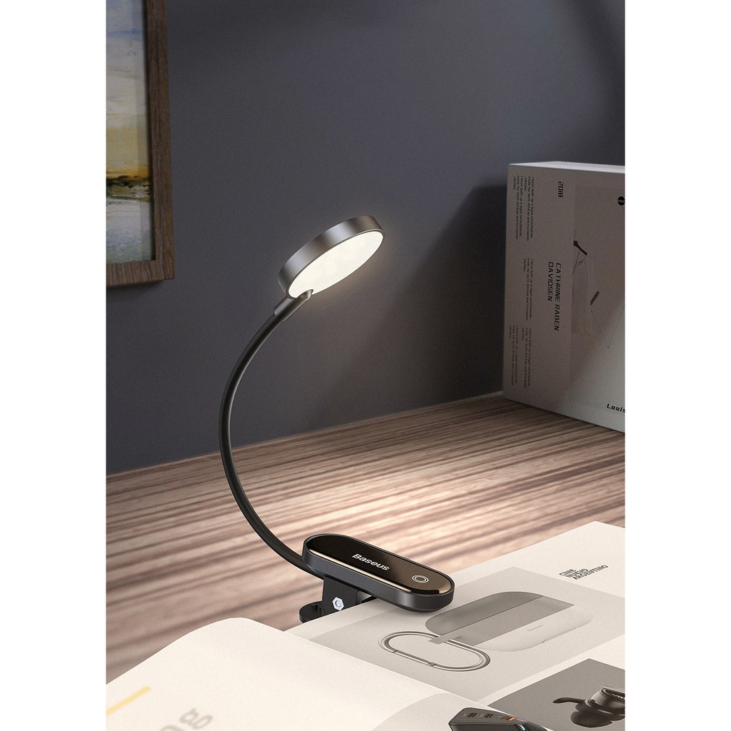 Đèn đọc sách dạng kẹp Baseus Mini Clip Lamp DGRAD-0G