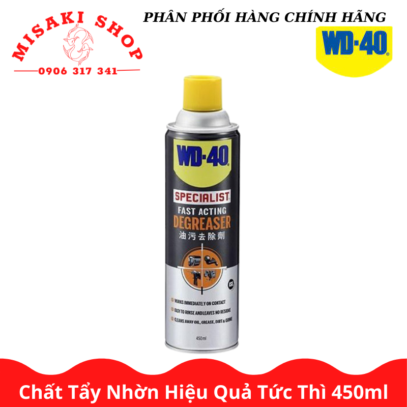 [HCM]Chai Tẩy Nhờn Hiệu Quả Tức Thì WD-40 450ml 350030 | MISAKISHOP