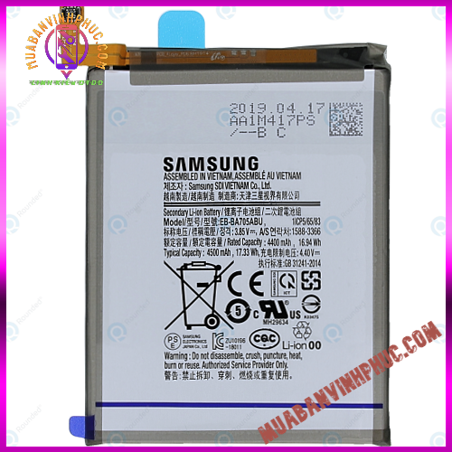 Pin samsung galaxy a70 2019 / a705 / eb-ba705abu,dung lượng 4500mah / bảo hành 12 tháng