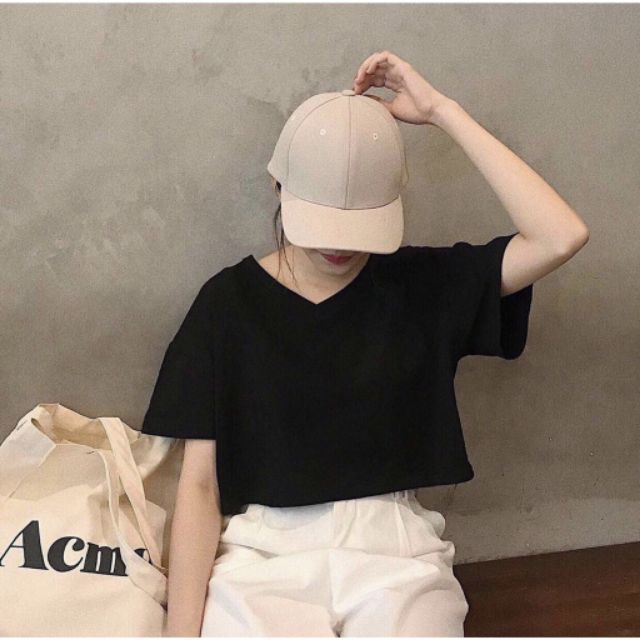 Bán sỉ áo thun Croptop cổ tim