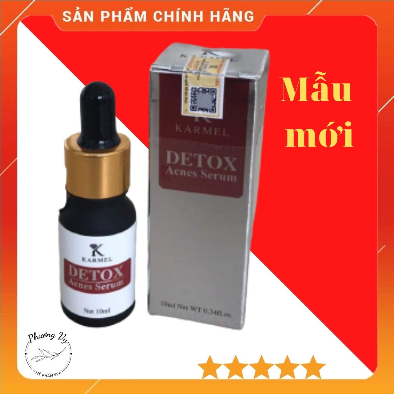 [Chính Hãng] Tinh Chất Trị Mụn Kamel Serum Detox Acnes 10ml (đã có mẫu mới)