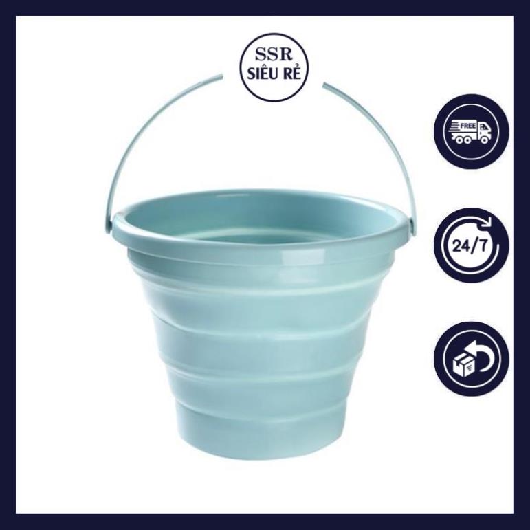 Xô Nhựa Gấp Gọn Thông Minh 5 Lít