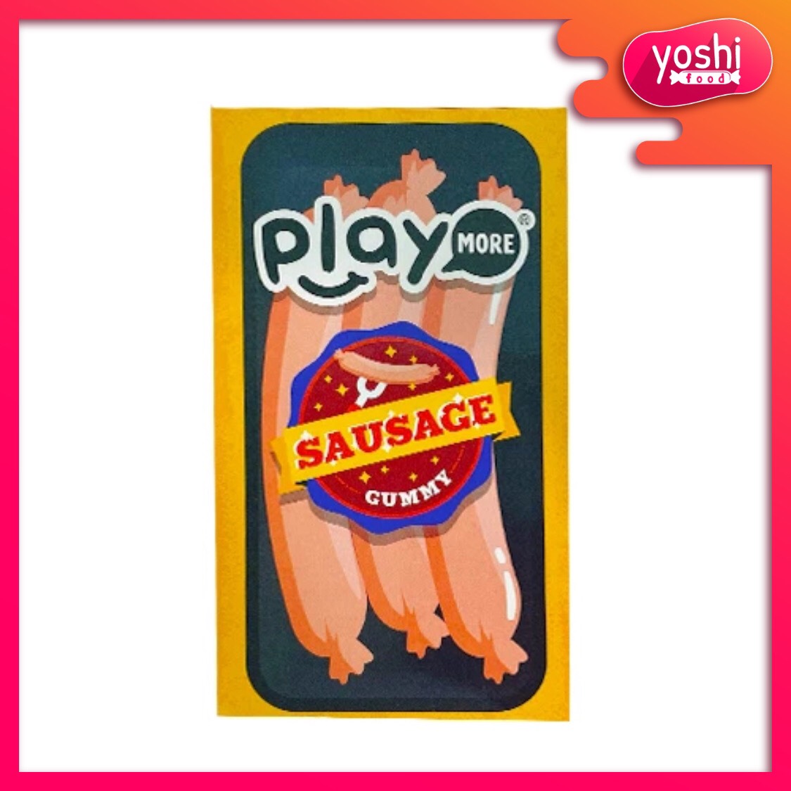 Kẻo dẻo xúc xích play more 35gr - thái lan