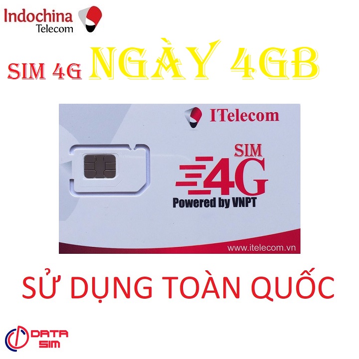 FREESHIP - CHƯA KÍCH HOẠT Sim 4G thần tài ite 120GB gọi vinaphone miễn phí