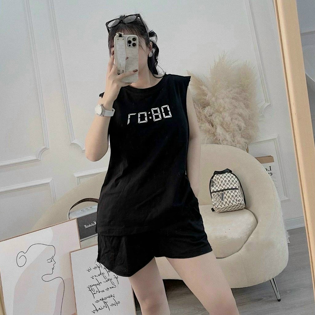 Set bộ thun 3 lỗ, set bộ thể thao chất liệu cotton mặc nhà thoáng mát.tp