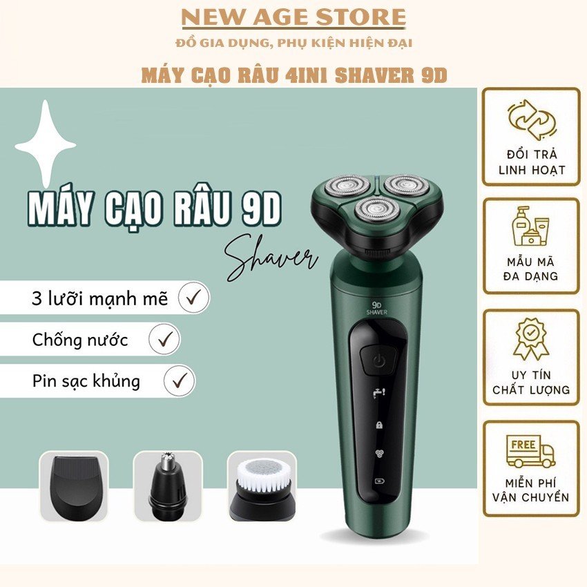 Máy cạo râu đa năng 9d shaver - dao cạo nổi