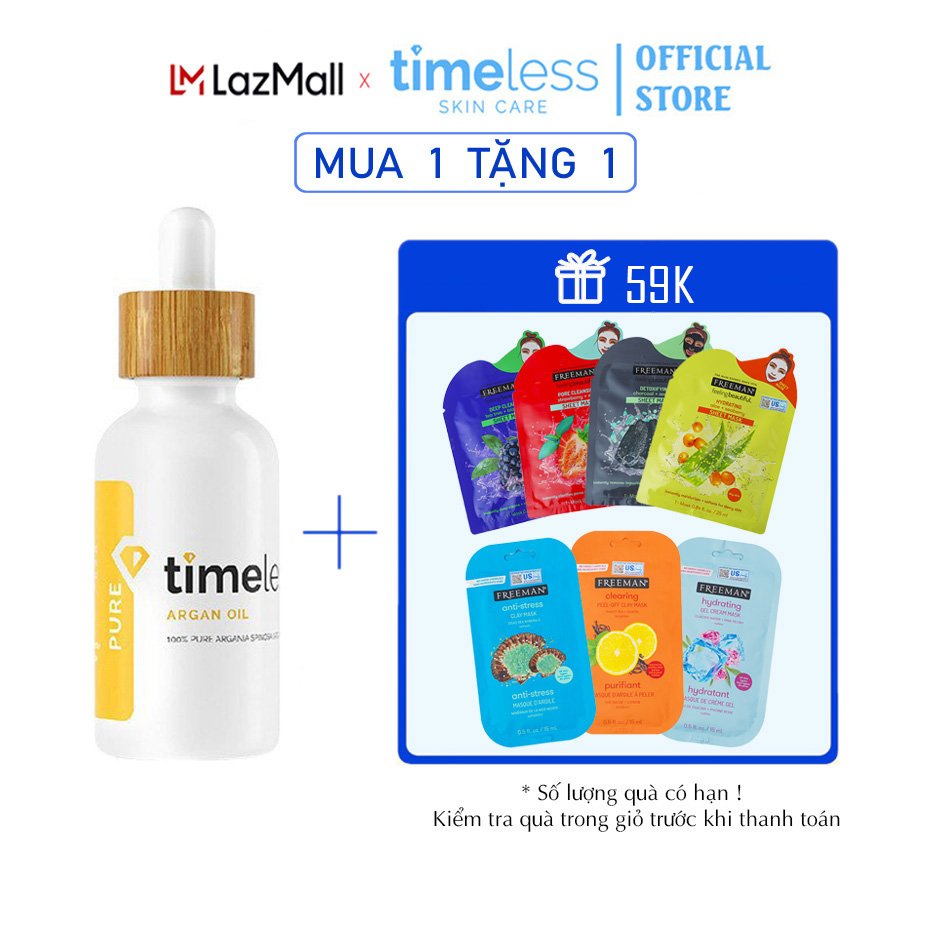 Dầu dưỡng timeless argan oil 100% pure