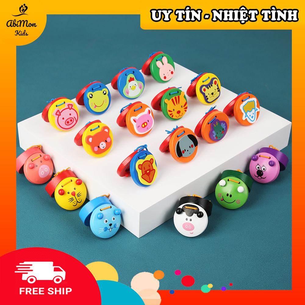 🌻 đồ chơi phách gỗ giúp bé cảm thụ âm nhạc ☘️ montessori ✨ đồ chơi gỗ - giáo dục - an toàn - thông minh