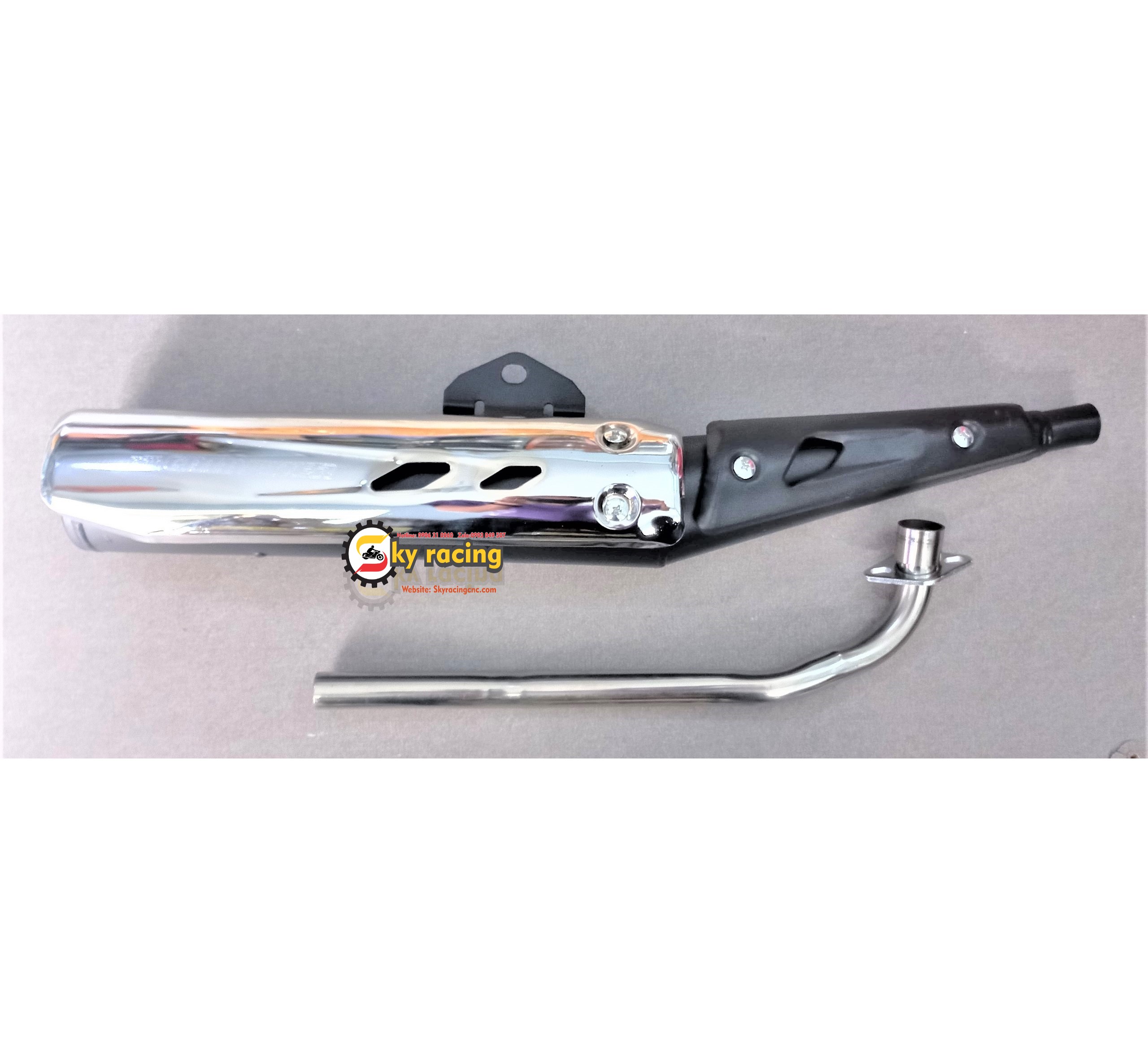 Cổ pô exciter 135 INOX 304 hàn thay cổ pô ex 135 zin  Thế Giới Xe Độ