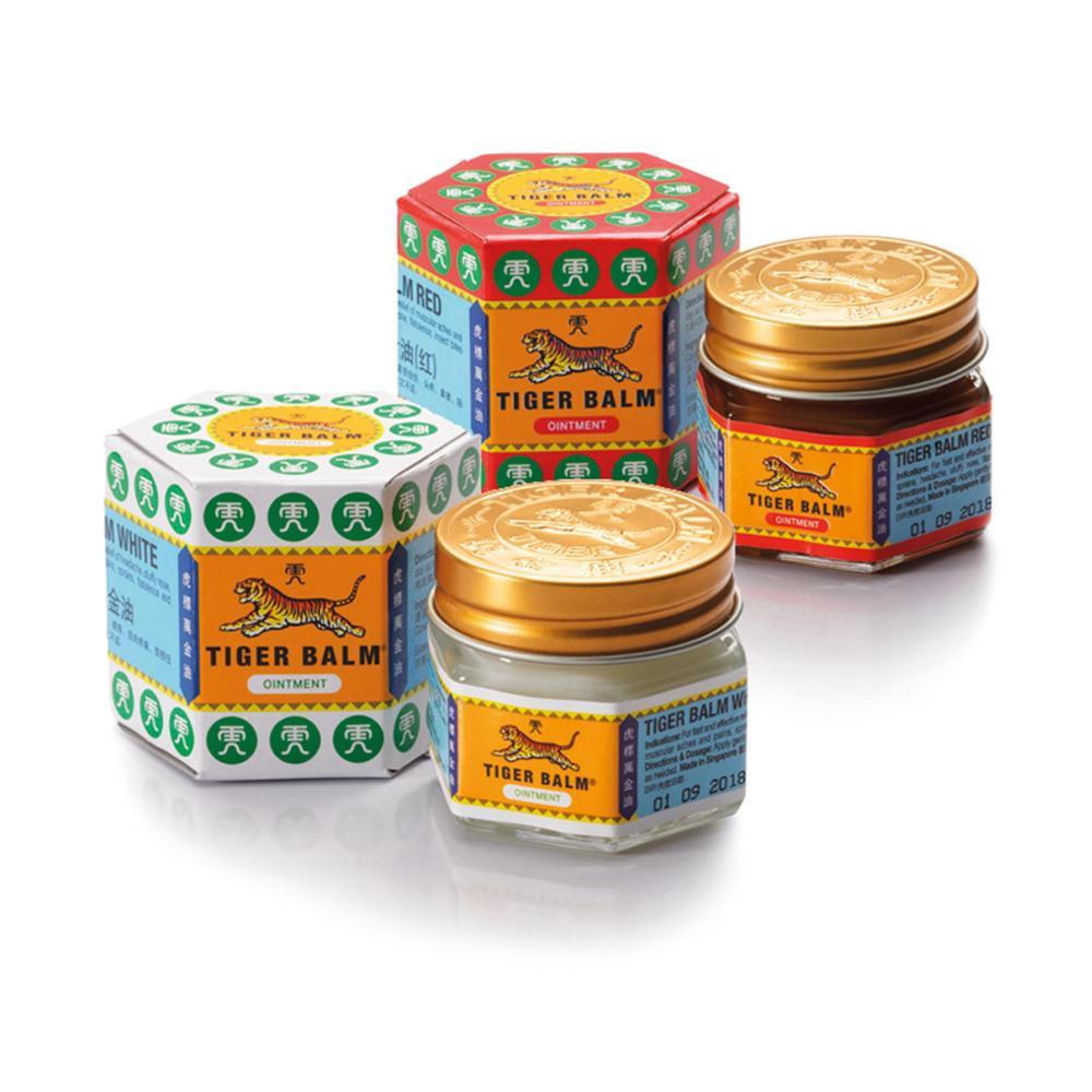 Dầu cù là Tiger Balm Singapore trắng đỏ hộp 20g & 30g