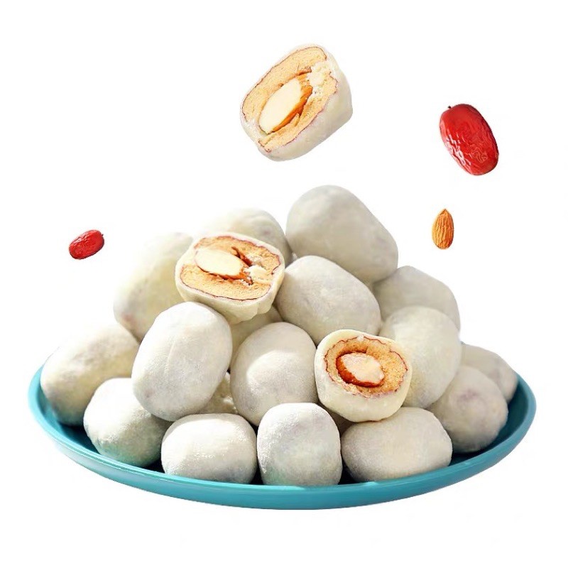 KẸO HẠNH NHÂN TÁO ĐỎ BỌC SỮA