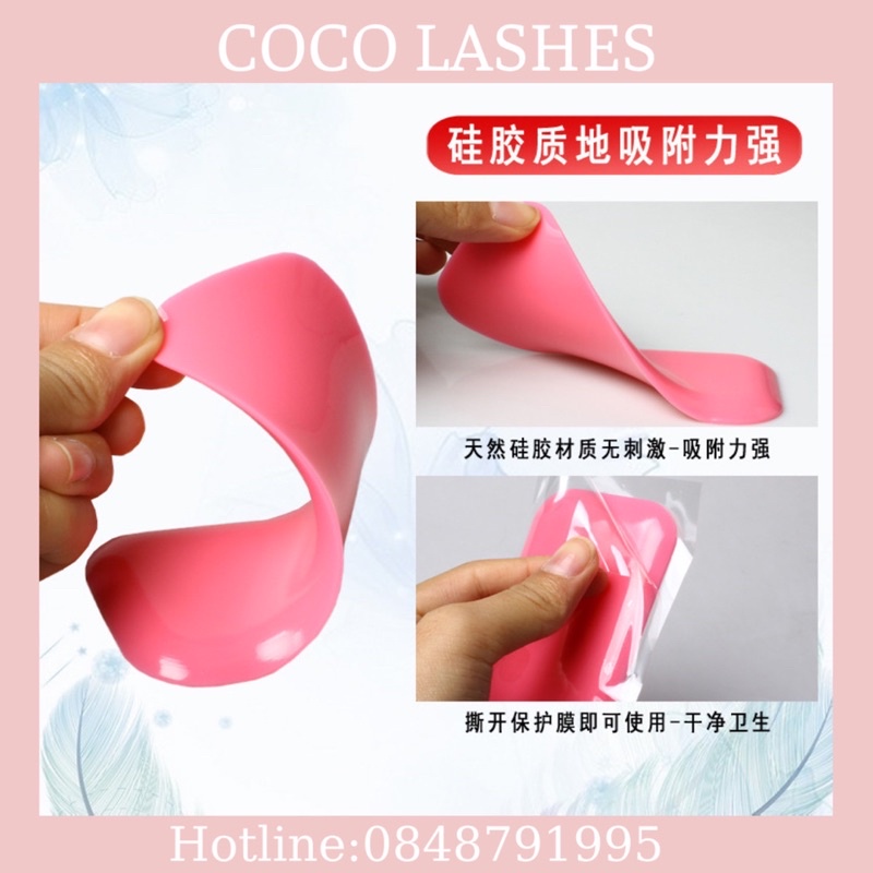Silicon để mi, silicon tách fan hàng cao cấp CoCo Lashes