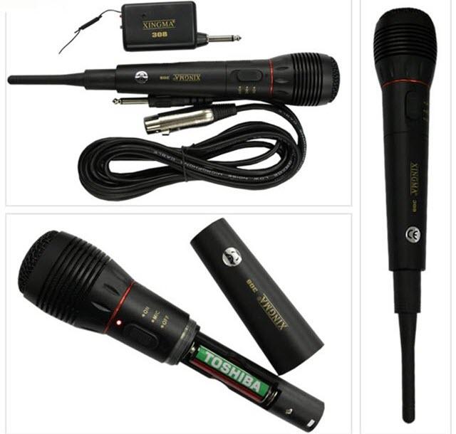 Micro 2in1 không dây, có dây xingma ak-308g
