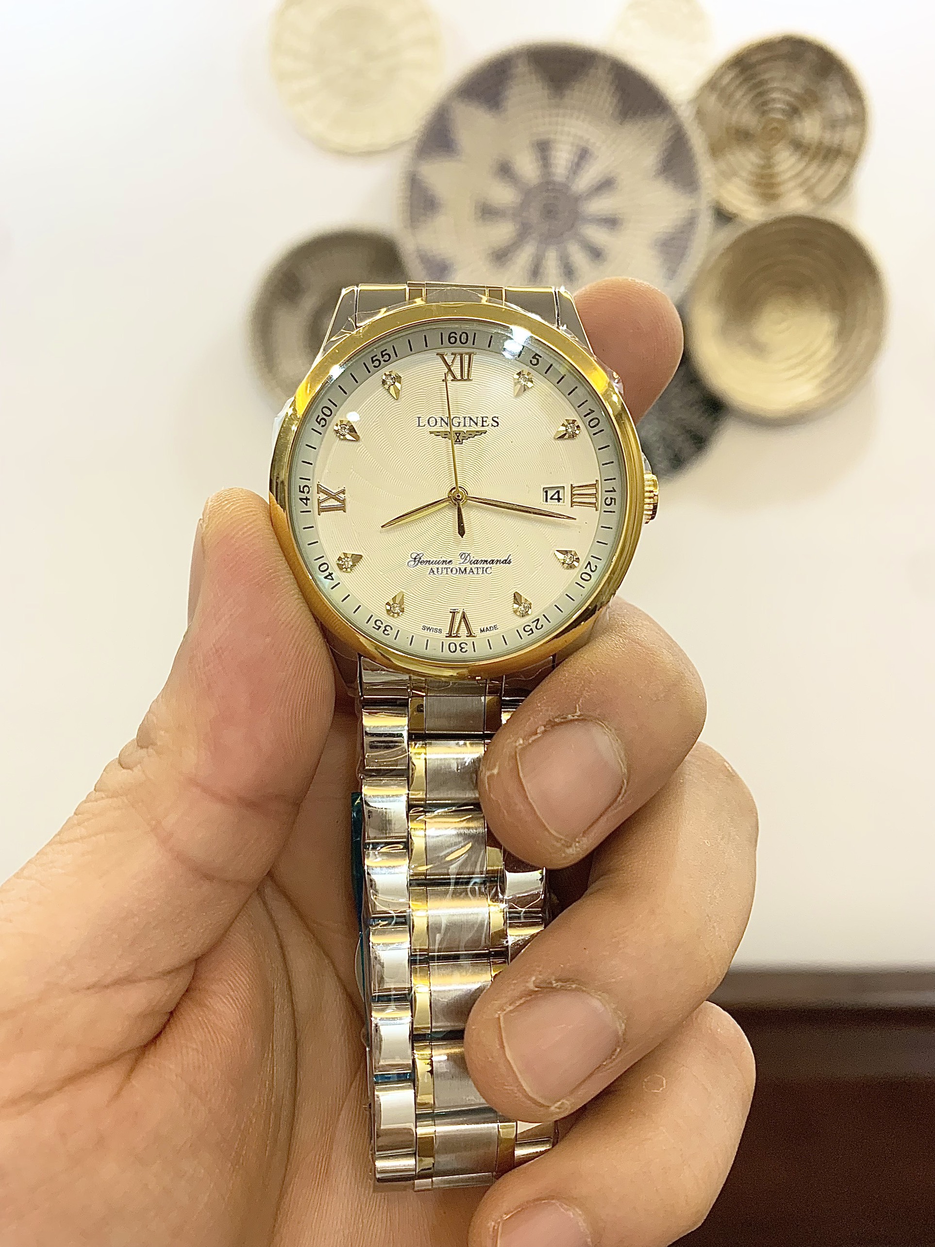 Đồng hồ nam LONGINES gold - Máy cơ Automatic cao cấp