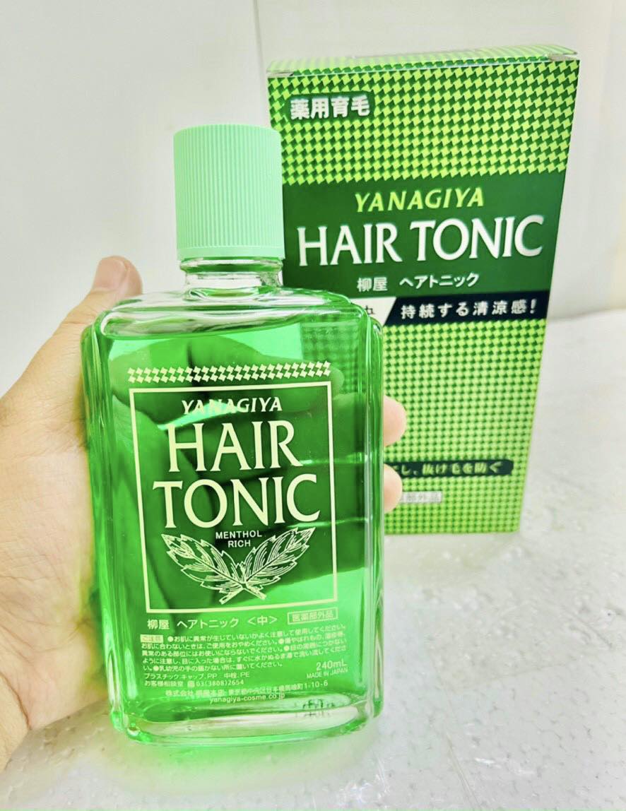 Tinh dầu dưỡng tóc nuôi dưỡng chăm sóc ngăn rụng tóc YANAGIYA NEW HAIR TONIC.