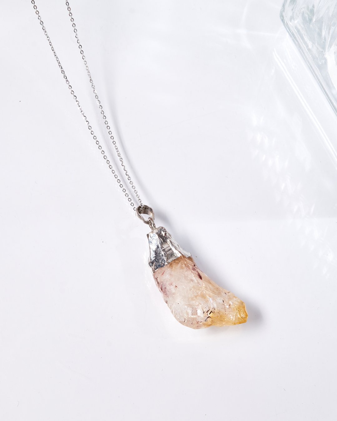 Dây Chuyền Citrine Thô