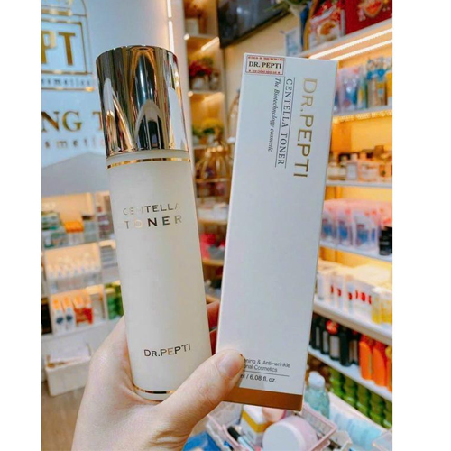 Nước Hoa Hồng Dr.Pepti Centella Toner Dưỡng Da Căng Bóng 180ml Duduhouse