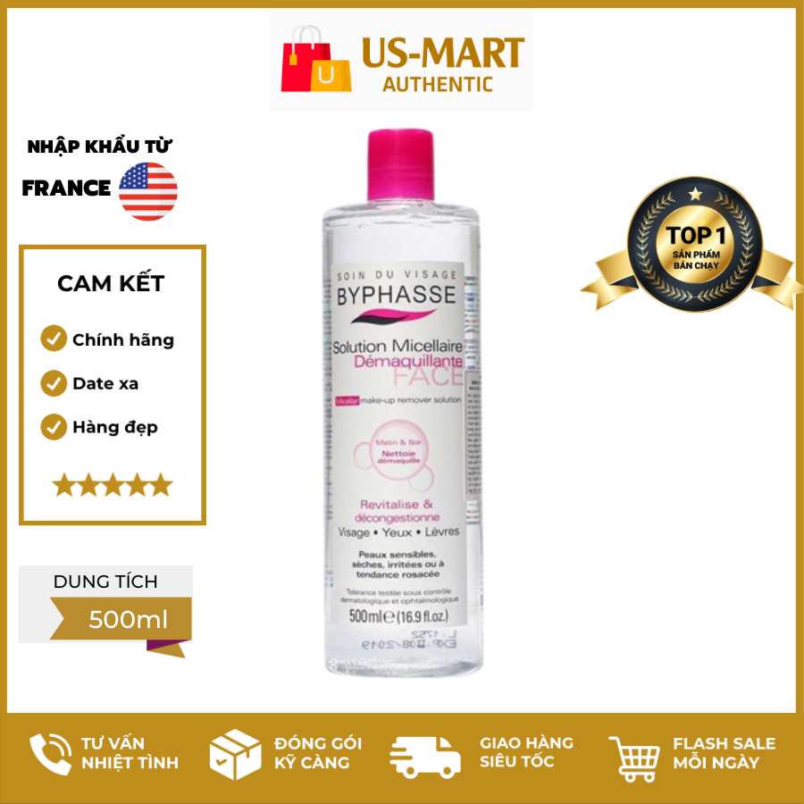 [HCM]Nước Tẩy Trang Byphasse Solution Micellaire