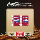 [HOẢ TỐC HCM] Thùng 24 Lon Nước Ngọt Giải Khát Có Gas Fanta Xá Xị 320ml/Lon Sale 15.11 Coca-Cola Chính Hãng_LD