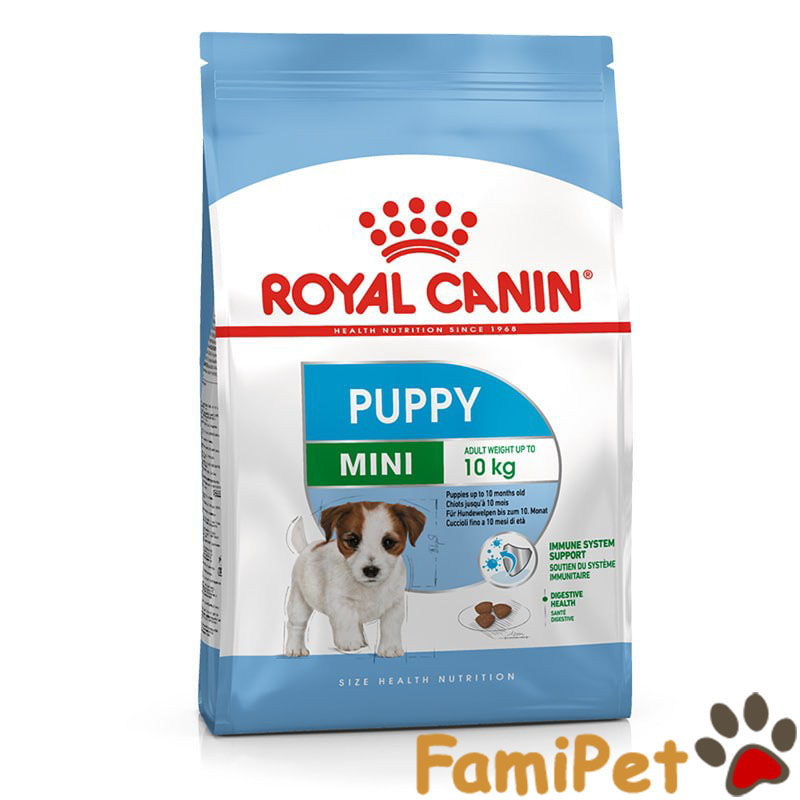 Thức Ăn Khô Cho Chó Con Giống Nhỏ Túi 2kg - Royal Canin Mini Puppy