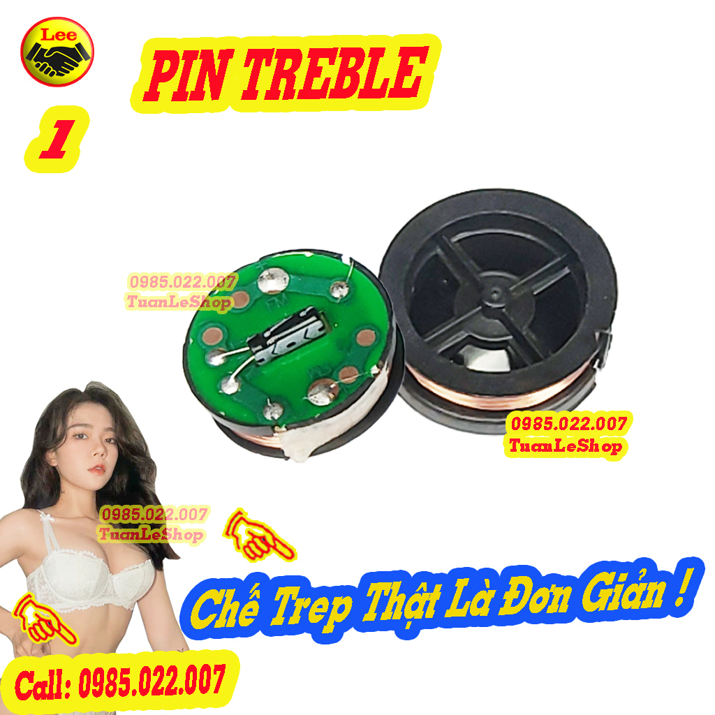 Pin loa treble thạch anh – pin sieu tep – giá 01 chiếc
