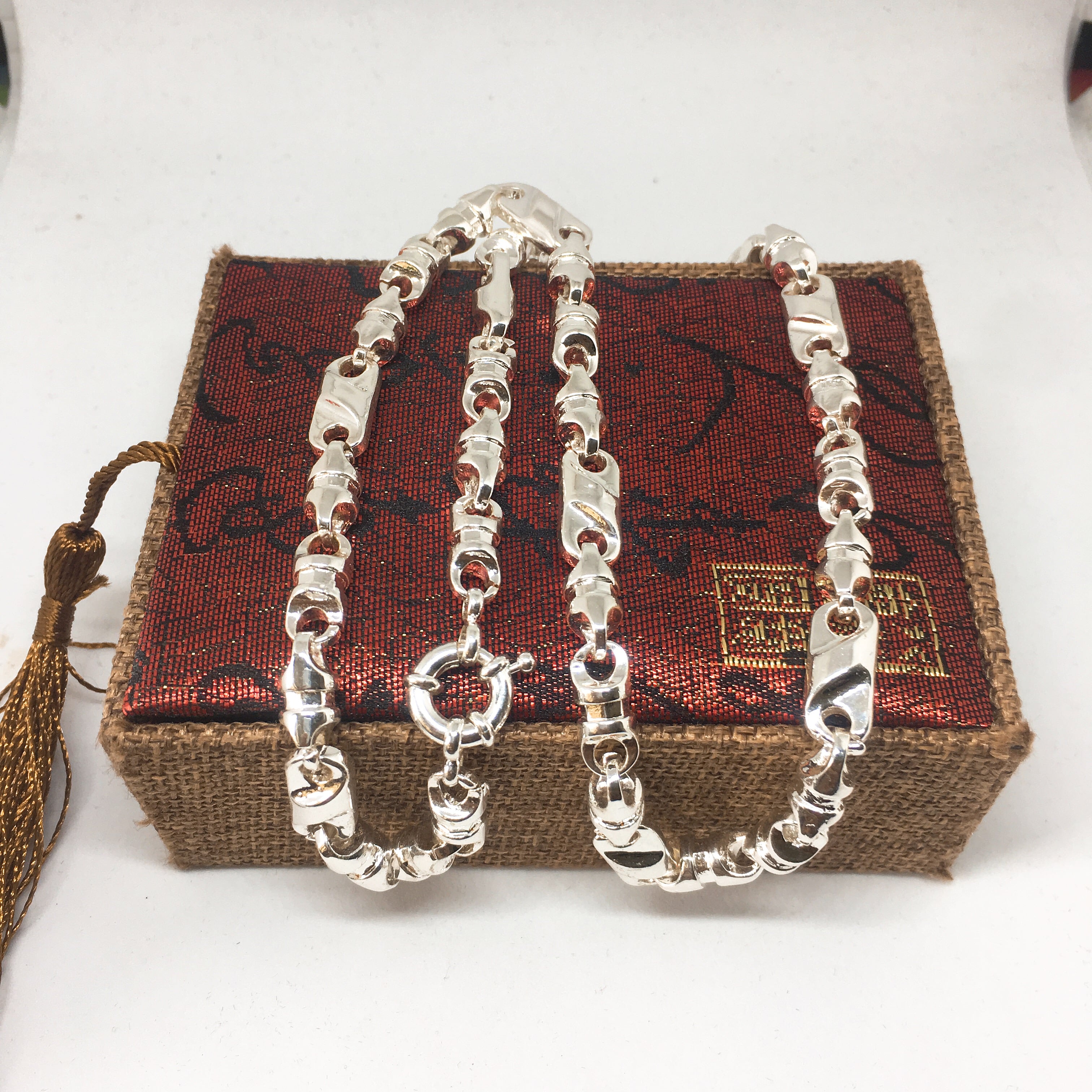 Dây bạc Ý 25 chỉ Trang sức PNJ cao cấp - dây chuyền, vòng bạc