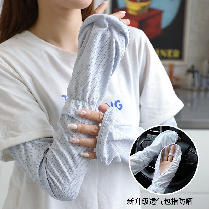 Ống tay chống nắng bao cánh tay chống nắng unisex có che tay chống tia UV UPF50+ thời trang