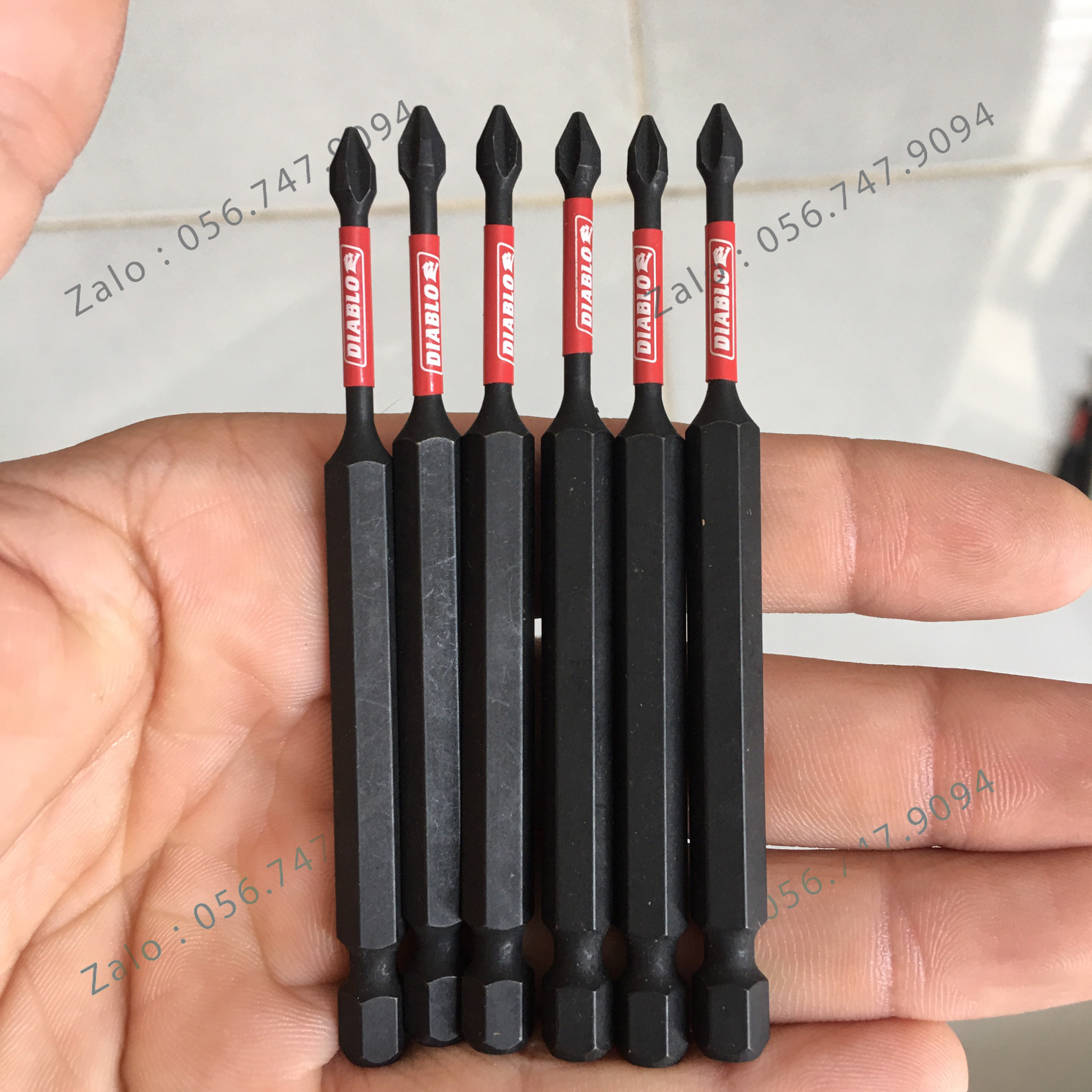 [1 Cái]Mũi Vít Bake DIABLO PH1 Dài 90mm Màu Đen Tem Đỏ