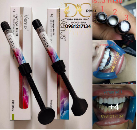 sứ venus bxl (phủ răng sứ nano.) 3 tông mầu..trắng đẹp tự nhiên
