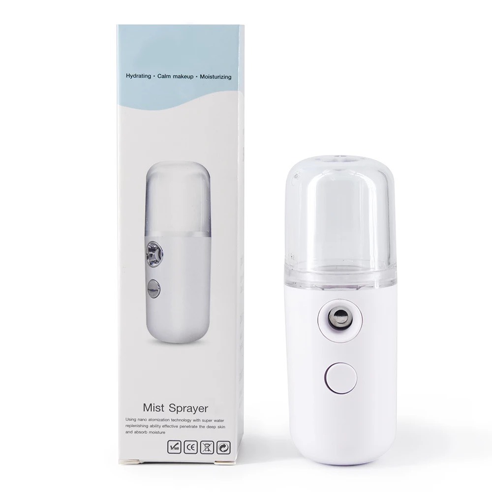 Máy Phun sương Nano Mini, làm mát mùa nóng, cầm tay siêu tiện lợi, Xịt Khoáng, Xịt Khử Khuẩn, Nhỏ Gọn - NẮP VẶN