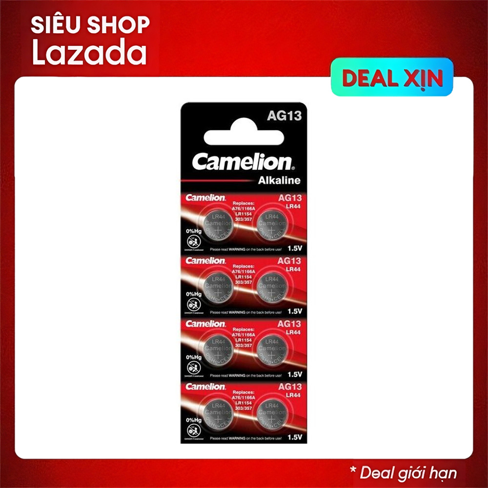 8 pin camelion ag13 - pin nút điện áp 1.5v kiềm chống chảy